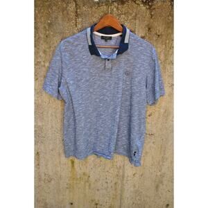 Ted Baker London Blue Heathered Polo Shirt – Size 5 (XL)